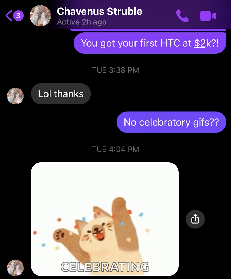 Chavenus — anxiety coach, first high-ticket client at $2K
